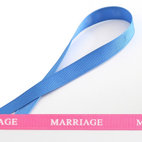 톡톡 DIY 골직리본 MARRIAGE, G46파랑, 50m