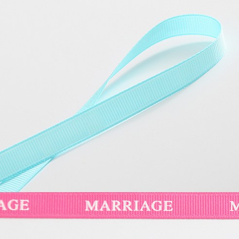 톡톡 DIY 골직리본 MARRIAGE, G19옥색, 50m