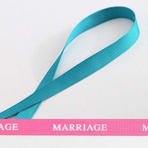 톡톡 DIY 골직리본 MARRIAGE, G13청록색, 50m