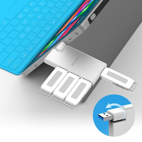 IHUB  USB3.1 Hub  USB Hub 4 Ports  USB 4 Ports  USB Accessories  Saerotech  USB Hub Unpowered  Macbook USB Hub  Surface USB Hub  Wiz Flat