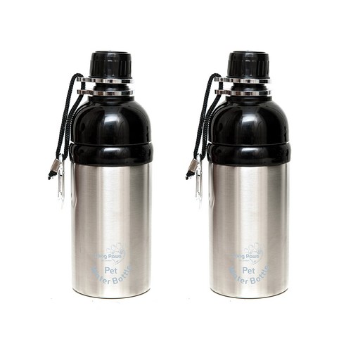 롱포우즈 반려견 휴대용물병 500ml, 2개