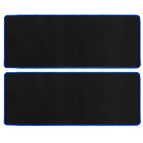 칼론 초대형 마우스패드 OKP-L8000, 블랙 + 블루, 2개입