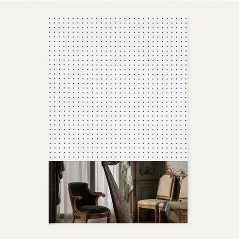 앤비커머스 인테리어 타공판 하 WHITE 60 x 90 cm, 1개, 악기09