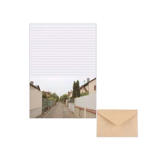 삼육오데이 디자인편지세트 편지지 20p + 봉투 10p, 골목길, 1세트