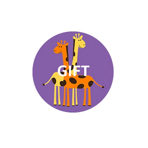 삼육오문방구 레터링 스티커, 기린(GIFT), 60개입
