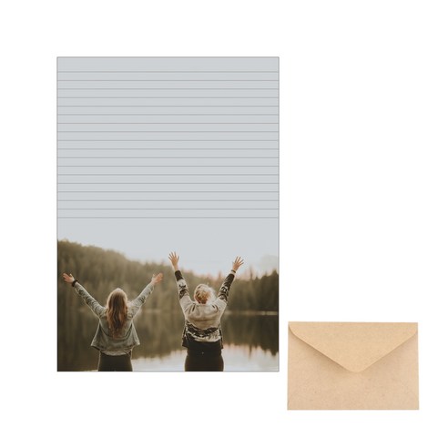 삼육오데이 디자인편지세트 편지지 20p + 봉투 10p, 자유, 1세트