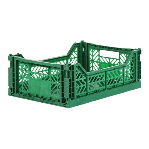 아이카사 폴딩박스 M, Dark green, 1개