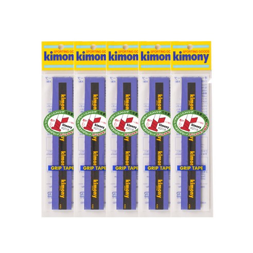 키모니 배드민턴 하이 소프트 파워 그립 KGT118 5p, 네이비, 5개