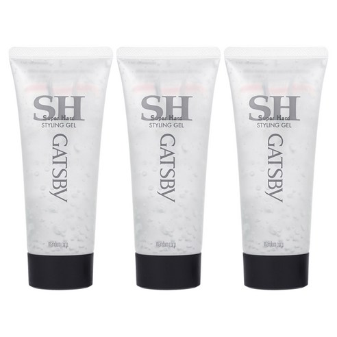 갸스비 수퍼하드 스타일링 헤어젤, 200g, 3개