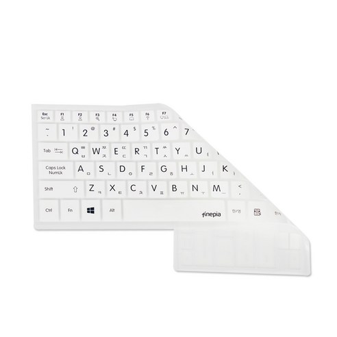 파인피아 LG 17ZD990-VX5BK WIN10 노트북용 문자키스킨, 화이트, 1개