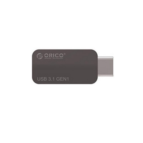 테크맨 고속 데이터 OTG 젠더 USB 3.1 Type-C, 그레이, 1개
