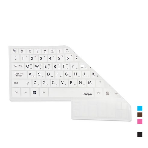 파인피아 삼성 NT930QBE 시리즈용 문자인쇄 키스킨, B타입 WHITE, 1개