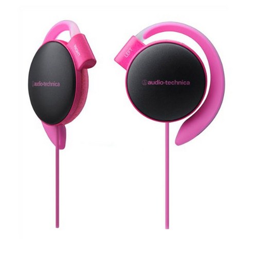 오디오테크니카 귀걸이형 헤드폰, 핑크(PK), ATH-EQ500
