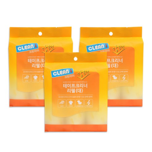 크린아이 강력 테이프크리너 리필 3p, 3개