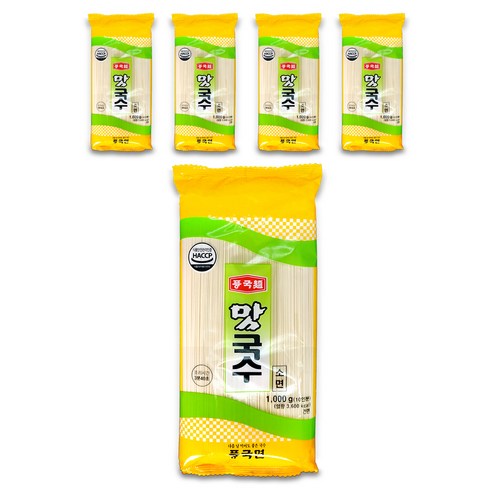 풍국면 맛국수 소면, 1kg, 5개