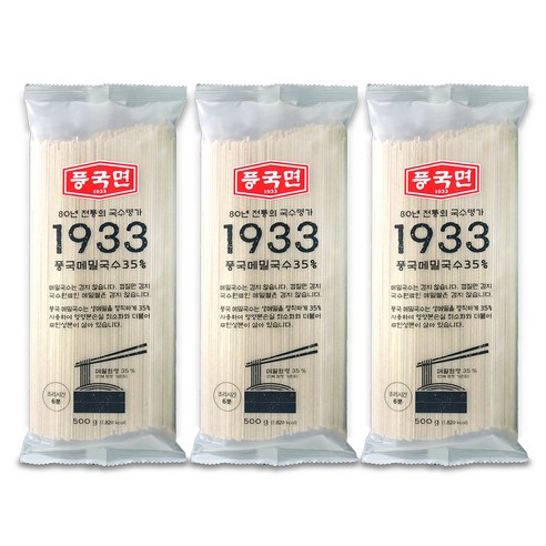 풍국면 1933 메밀국수, 500g, 3개