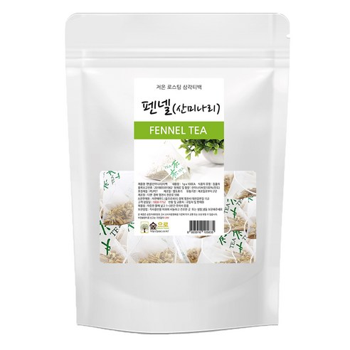 숲으로허브 펜넬 산미나리 삼각티백, 1g, 100개입, 1개