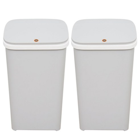 바람 릴리 원터치 휴지통 20L, 그레이