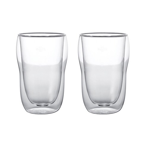 까사무띠 내열유리컵 까르네 330ml, 투명, 2개