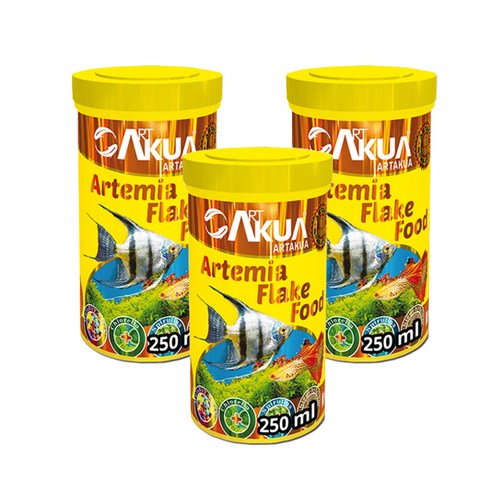 아트아쿠아 알테미아 플레이크 담수어 사료, 250ml, 3개