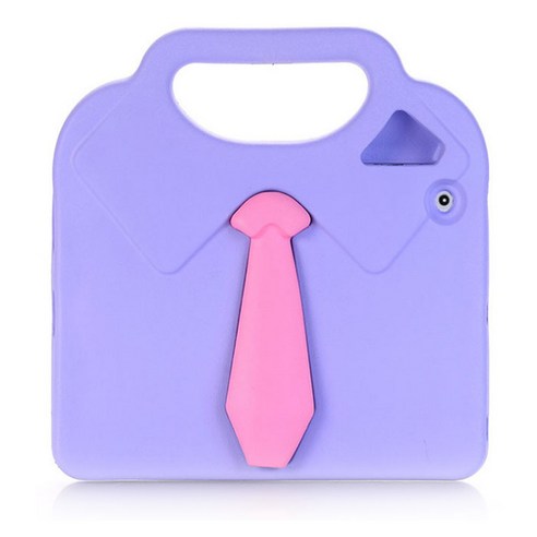 아리코 실리콘 셔츠넥타이 아이패드 케이스, 퍼플