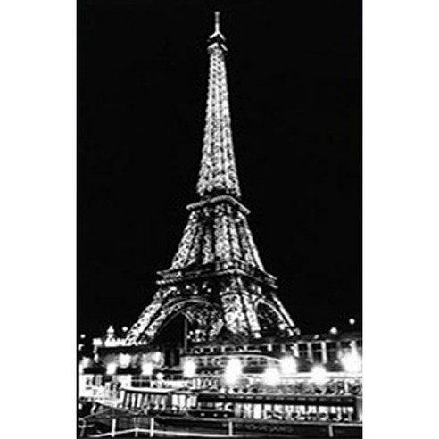 제제뉴 에펠탑 3D 보석십자수 만들기세트, 혼합 색상, 1세트