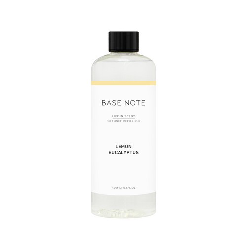 더허브샵 베이스노트 디퓨저 리필오일, 레몬 유칼립투스, 400ml