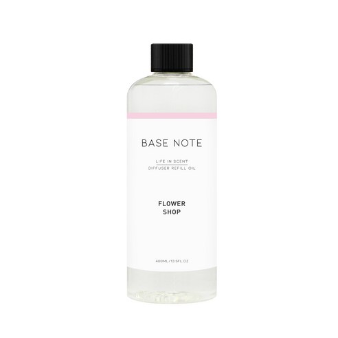 더허브샵 베이스노트 디퓨저 리필오일, 플라워샵, 400ml