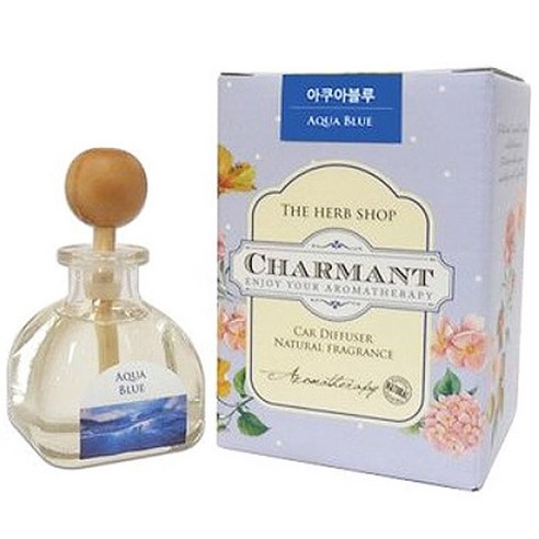 더허브샵 샤르망 자동차 디퓨저, 아쿠아블루, 1개