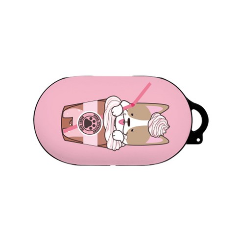 바니몽 멍푸치노 디자인 갤럭시 버즈 케이스, 단일 상품, 베리라떼