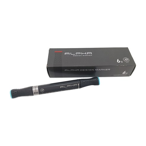 알파색채 디자인마카 B142 FairAqua 6p, 1색, 1개