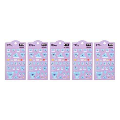 BT21 젤리 스티커 2탄, 코야, 5개입