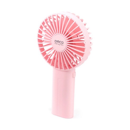 데코 휴대폰거치 핸디형 선풍기, NW350, 핑크
