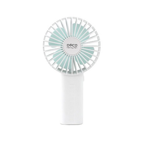 데코 휴대폰거치 핸디형 선풍기, NW350, 화이트