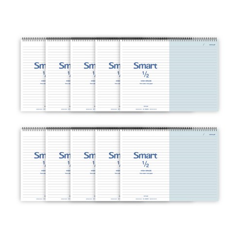 더오픈하우스 2분의 1 7mm line 가로노트, 블루, 10개입