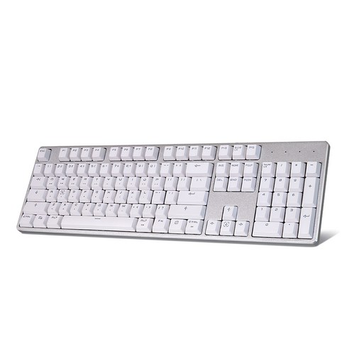 한성컴퓨터 갈축 기계식 키보드, GK600, 실버