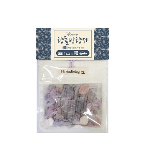 허브플러스 향돌방향제 라벤더 본품, 40g, 1개