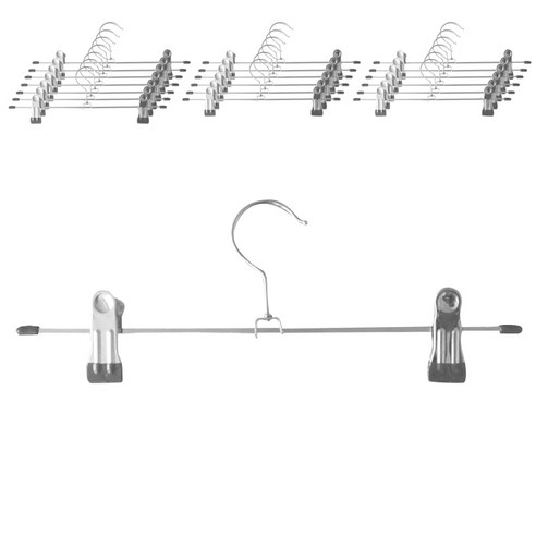 집게코팅 바지걸이, 화이트, 20P