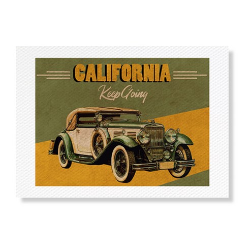 일오구 레트로 캔버스액자 CALIFORNIA