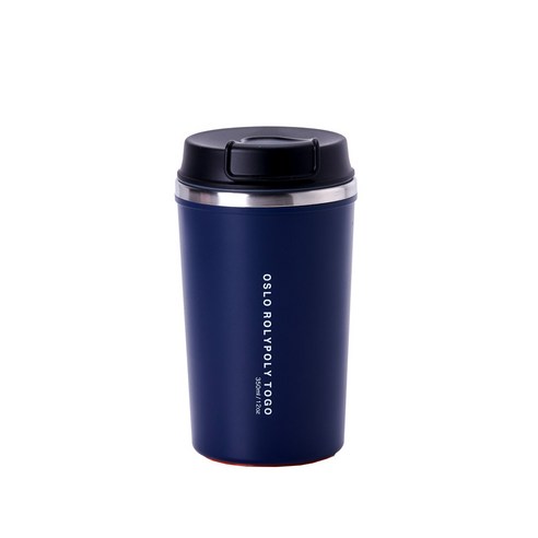 오슬로 롤리폴리 투고 텀블러, 네이비, 350ml