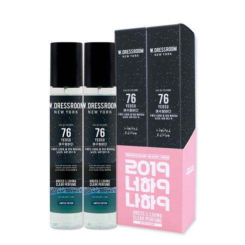 더블유드레스룸 드레스 리빙 클리어 퍼퓸 S2 150ml, No 76 여수밤바다, 2개