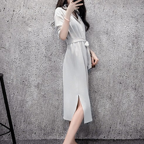 [코코블랑]모던카라롱원피스