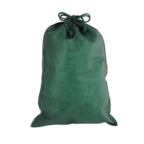 봄91 FP 끈조리개 부직포백 25 x 35 cm, 그린, 15개