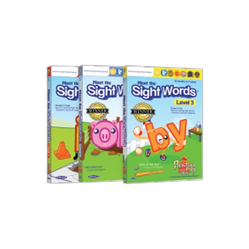 프리스쿨 프랩-사이트워드 3DVD Sight Words :3 DVD : NO.1 유아영어 대표작!, 3CD