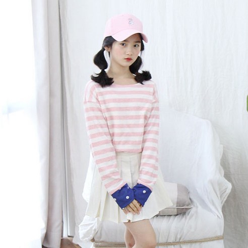 또래친구 여아용 심쿵도트 T