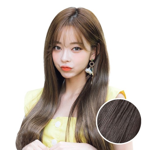 가발매니아 붙임머리 제디 5피스 헤어피스 롱스트레이트, 내츄럴브라운, 1개