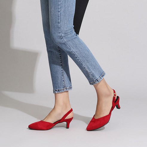 바닐라슈 웬디즈 베이직 로우힐 펌프스 슬링백 5cm