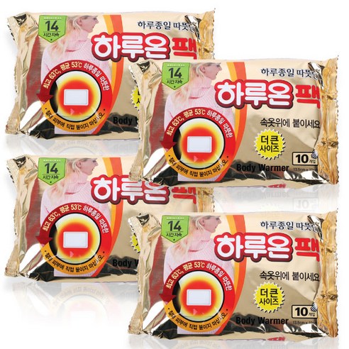 하루온 핫팩 붙이는 타입 50g, 40개입