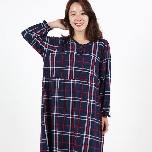 도씨 피치기모 홈웨어 여성잠옷원피스