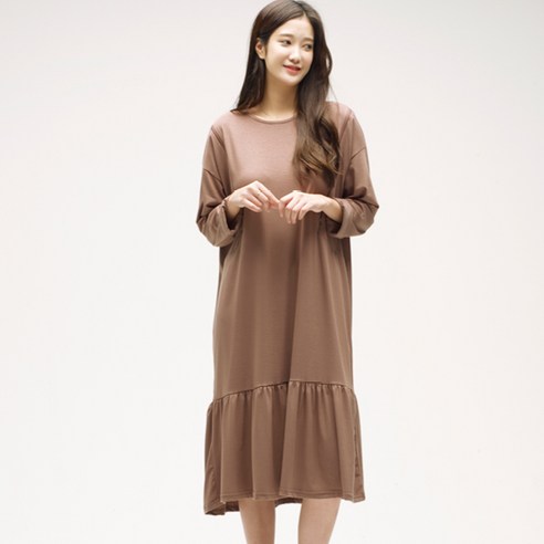 에베쏘 TR셔링지퍼 수유원피스